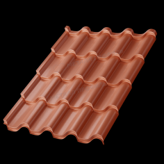 Металлочерепица МП Монтерроса-XL (PURMAN-20-Argillite-0.5)