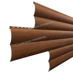 Сайдинг МП Woodstock-Т-28х330 (ECOSTEEL_MA-01-МореныйДуб-0.5)