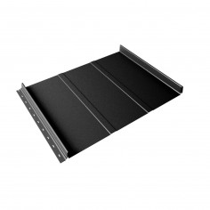 Кликфальц Line Grand Line 0,5 Satin Matt TX с пленкой на замках RAL 9005 черный