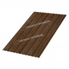 Профилированный лист МП-10x1100-B (ECOSTEEL_MA-01-МореныйДуб-0,5)