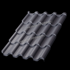 Металлочерепица МП Монтерроса-XL (VALORI-20-Grey-0.5)