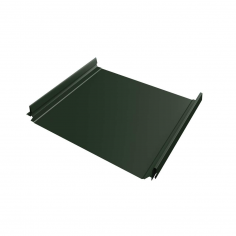 Кликфальц Pro Grand Line 0,5 GreenCoat Pural BT с пленкой на замках RR 11 темно-зеленый (RAL 6020 хр