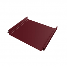 Кликфальц Pro Grand Line 0,5 Satin Matt TX с пленкой на замках RAL 3005 красное вино