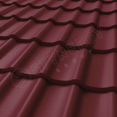 Металлочерепица СМ Классик CORUNDUM50® матовый RAL 3005 0.50