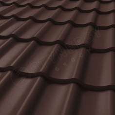 Металлочерепица СМ Классик CORUNDUM50® матовый RAL 8017 0.50