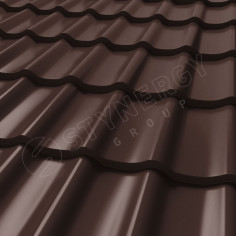 Металлочерепица СМ Классик PURRUS® RAL 8017 0.50